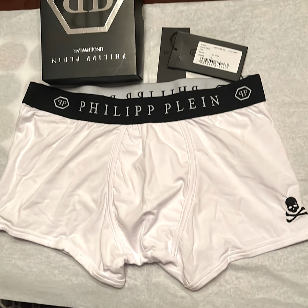 PHILIPP PLEIN UNDERWEAR BOXER SKULL SIZE LARGE NEW